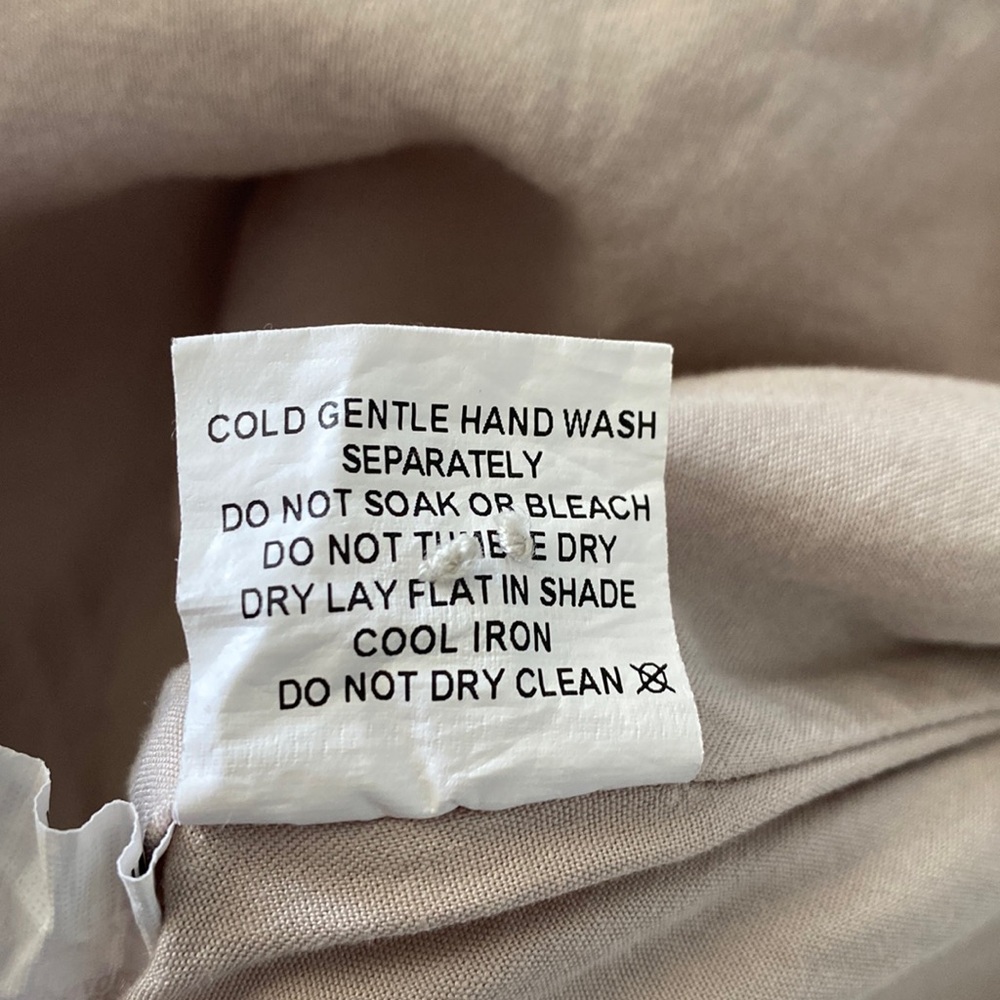 DISSH 100% Linen Wide Leg Pants - Picture 4 of 9